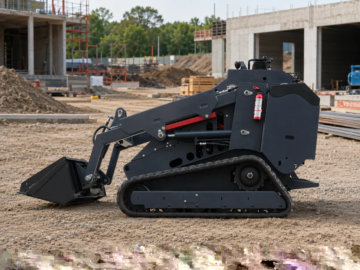 T750 Tracked Mini Skid Steer Loader view 2
