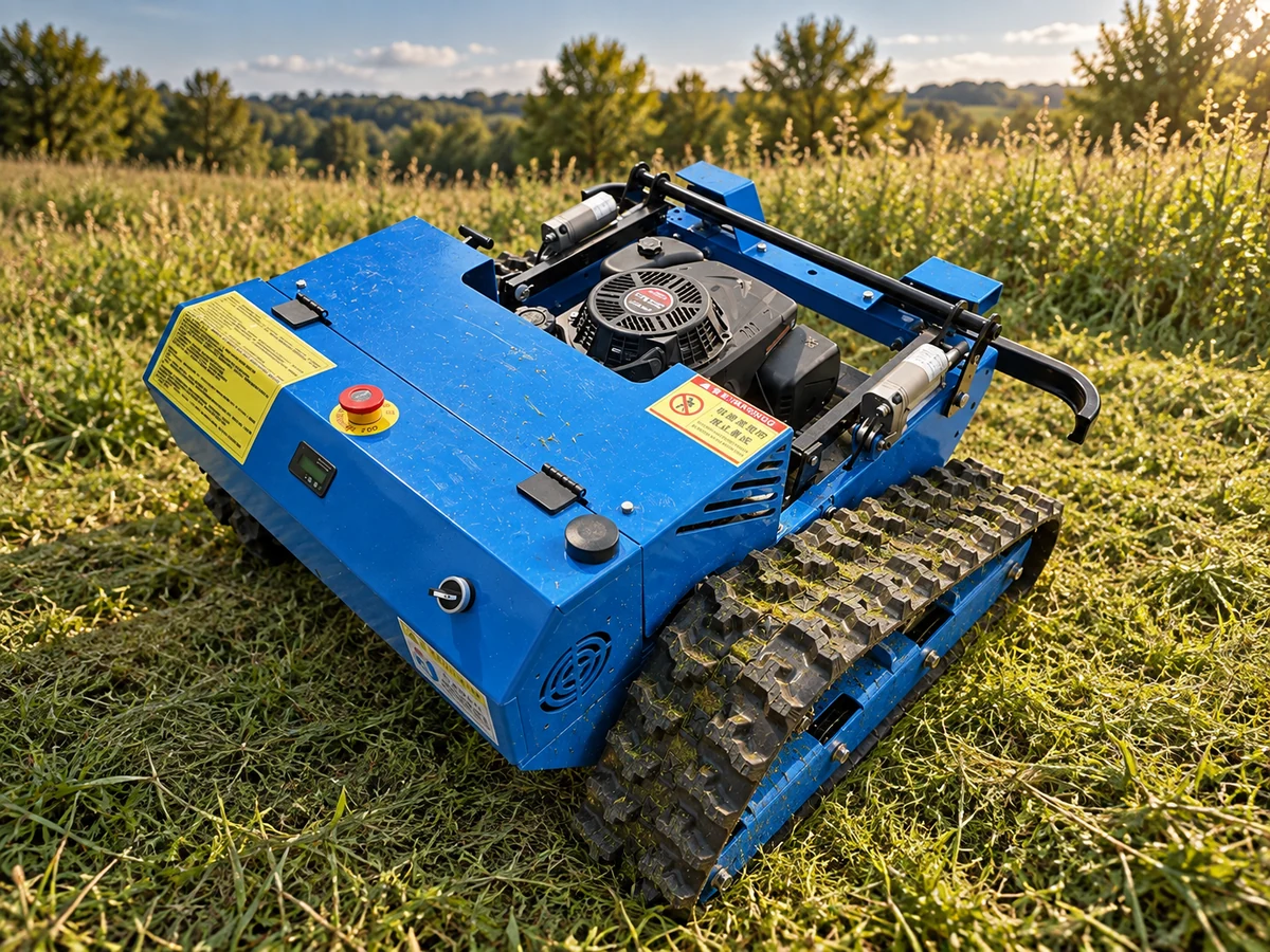 KV-T550 Tracked Remote Mower view 2