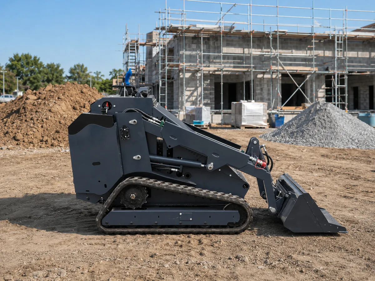 T750 Tracked Mini Skid Steer Loader view 4