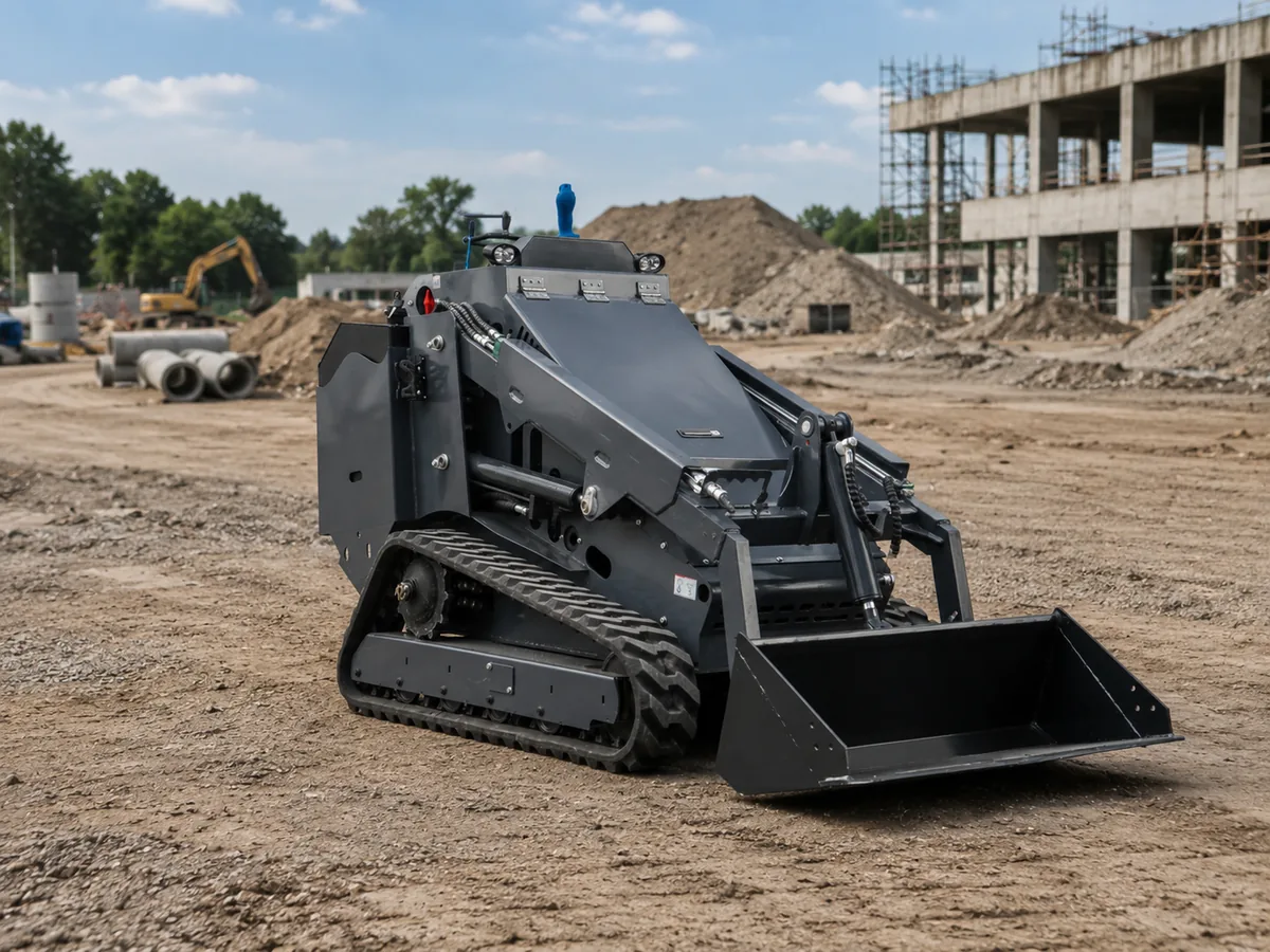 T750 Tracked Mini Skid Steer Loader view 3